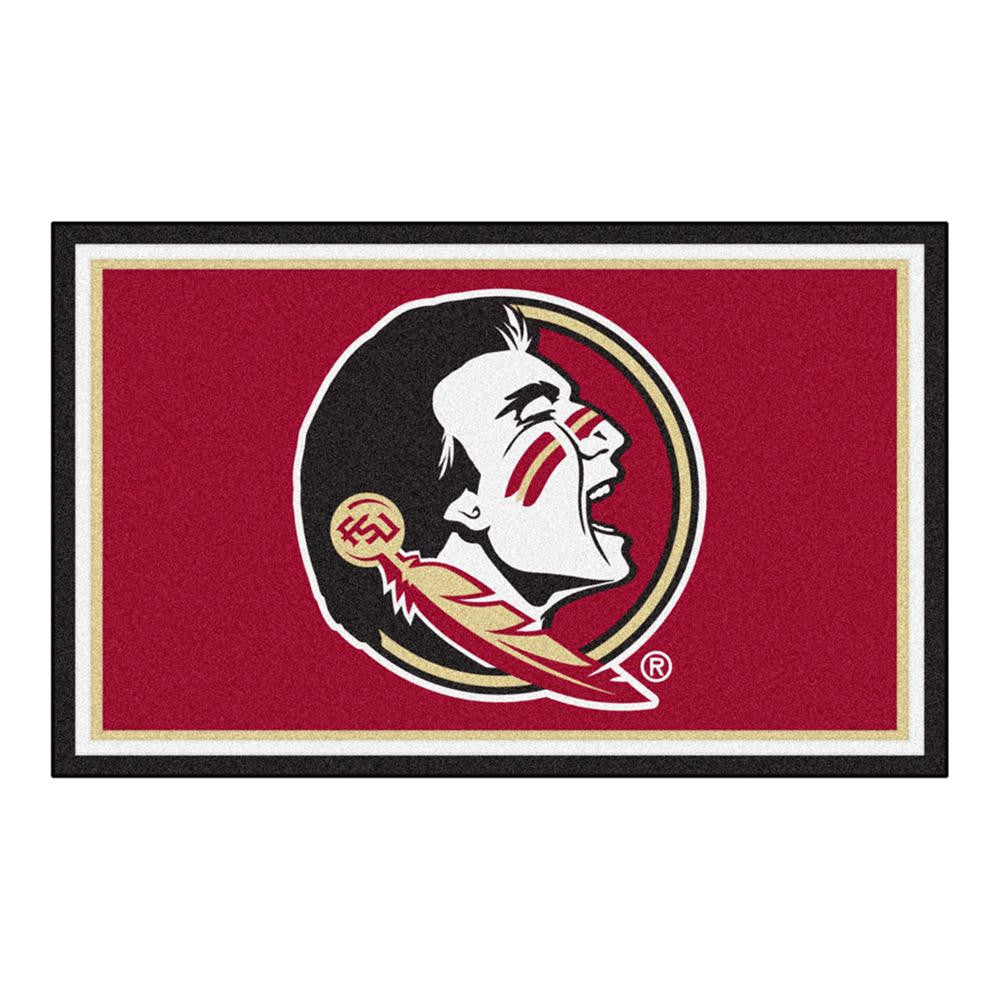 Florida State Seminoles Ncaa Floor Rug (4'x6') Seminole Logo