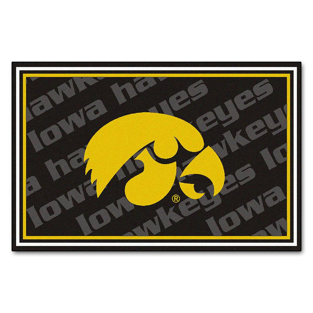 Iowa Hawkeyes Ncaa Floor Rug (60"x96")