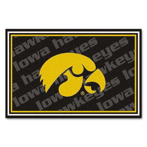 Iowa Hawkeyes Ncaa Floor Rug (60"x96")