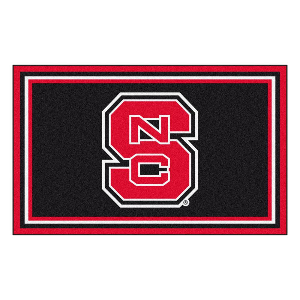 North Carolina State Wolfpack Ncaa Floor Rug (4'x6')