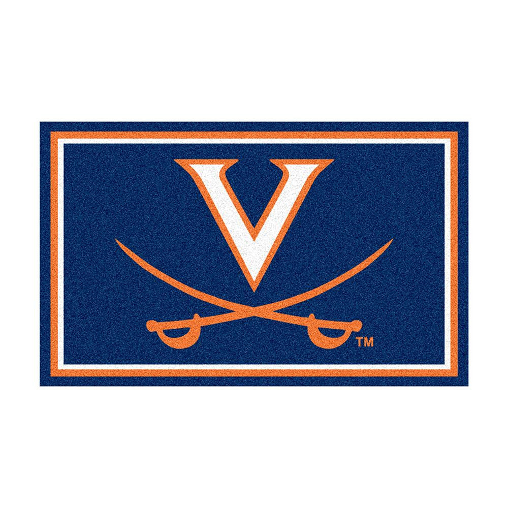 Virginia Cavaliers Ncaa Floor Rug (4'x6')