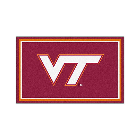 Virginia Tech Hokies Ncaa Floor Rug (4'x6')