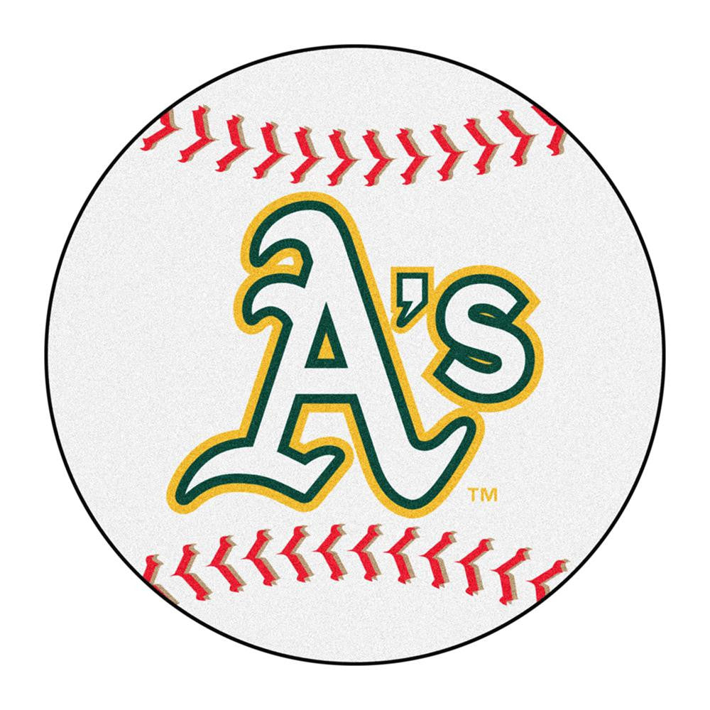 Oakland Athletics MLB Baseball Round Floor Mat (29)