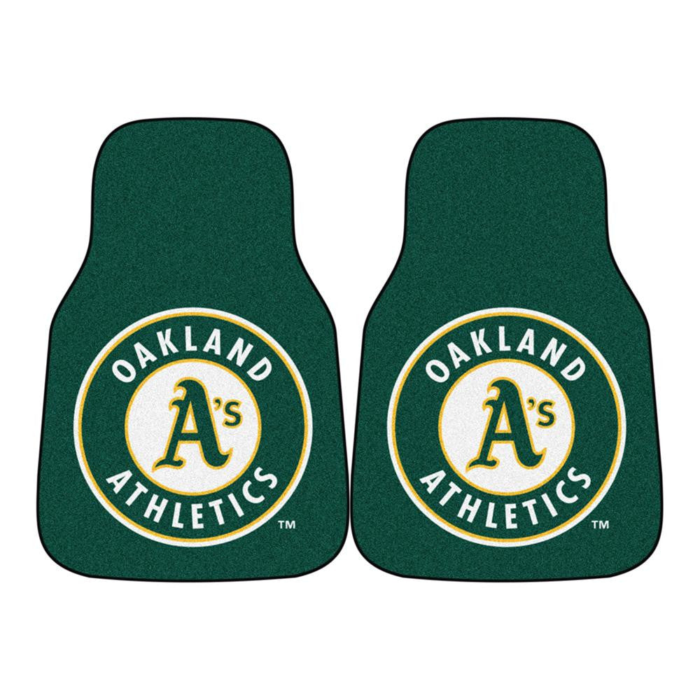 Oakland Athletics MLB Car Floor Mats (2 Front)