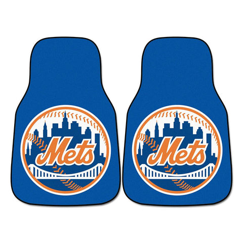 New York Mets MLB Car Floor Mats (2 Front)