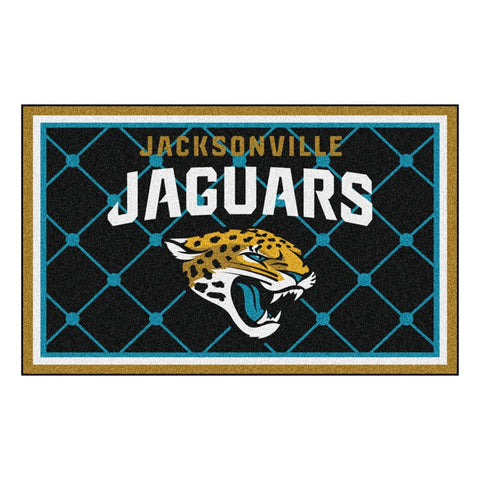 Jacksonville Jaguars NFL Floor Rug (4'x6')