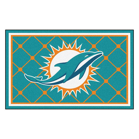 Miami Dolphins NFL Floor Rug (4'x6')