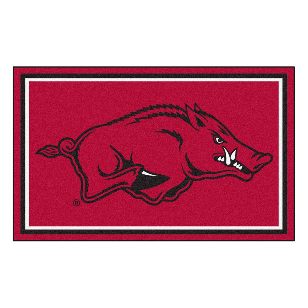 Arkansas Razorbacks Ncaa Floor Rug (4'x6')