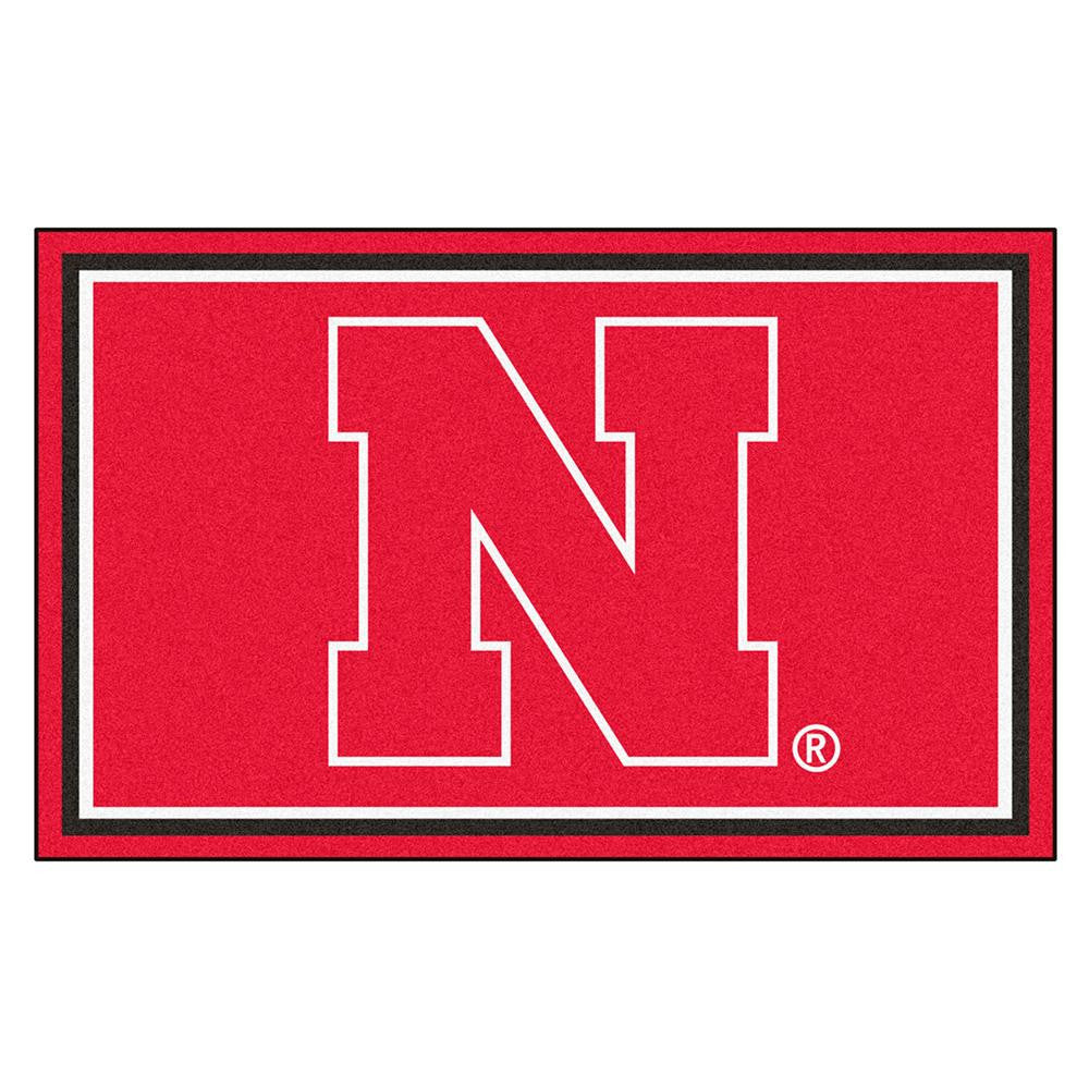 Nebraska Cornhuskers Ncaa Floor Rug (4'x6')