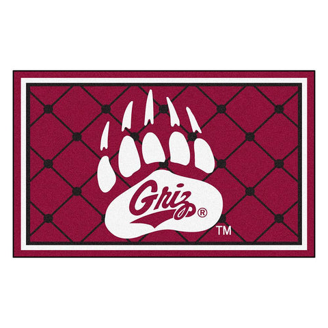 Montana Grizzlies Ncaa Floor Rug (4'x6')