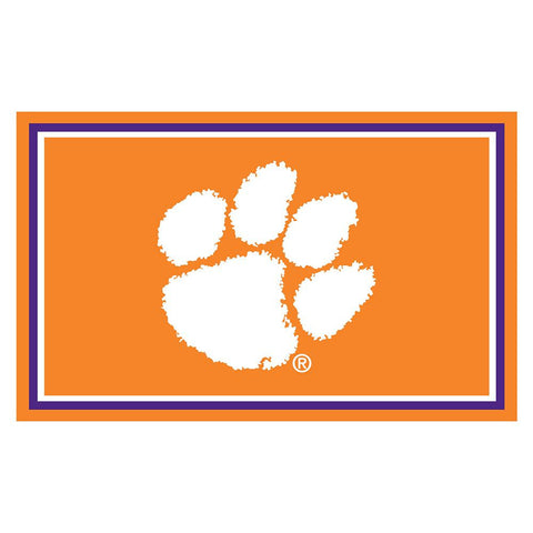 Clemson Tigers Ncaa Floor Rug (4'x6')