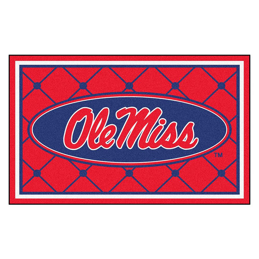 Mississippi Rebels Ncaa 4x6 Rug (46"x72")