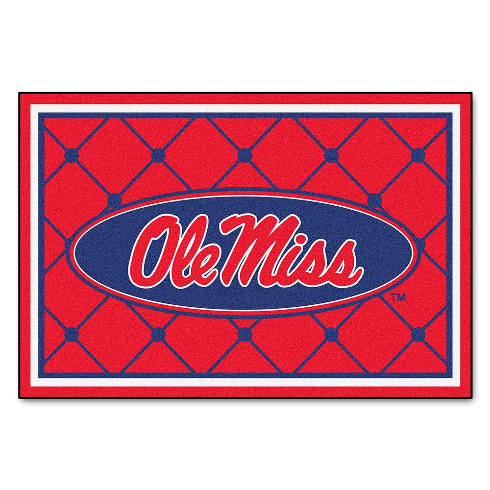 Mississippi Rebels Ncaa 5x8 Rug (60"x92")