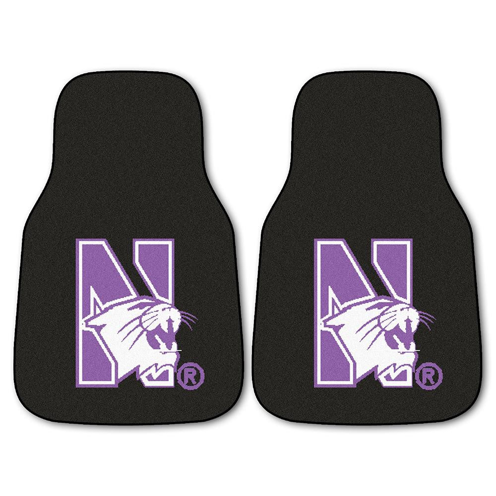 Northwestern Wildcats Ncaa Car Floor Mats (2 Front)