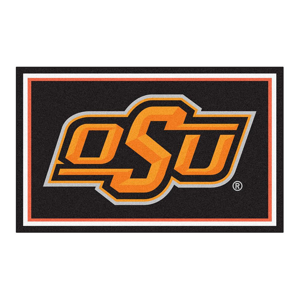 Oklahoma State Cowboys Ncaa Floor Rug (4'x6')