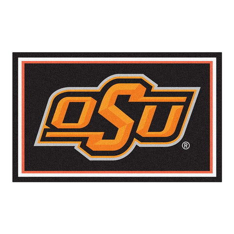 Oklahoma State Cowboys Ncaa Floor Rug (4'x6')