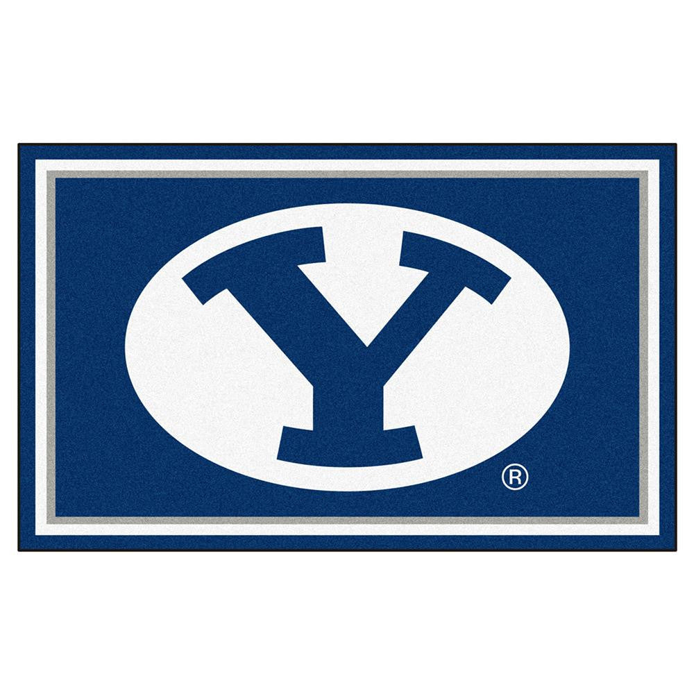 Brigham Young Cougars Ncaa Floor Rug (4'x6')