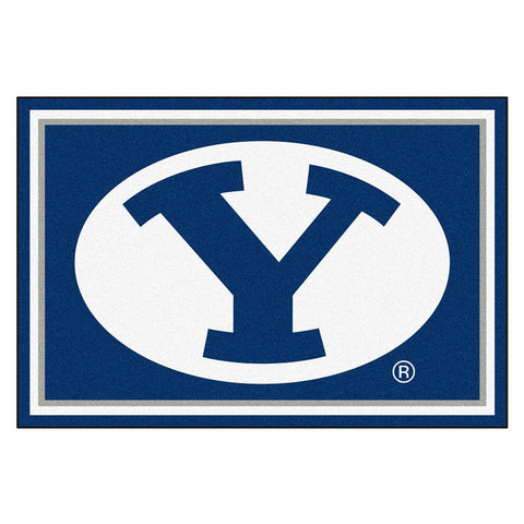 Brigham Young Cougars Ncaa Floor Rug (5x8')