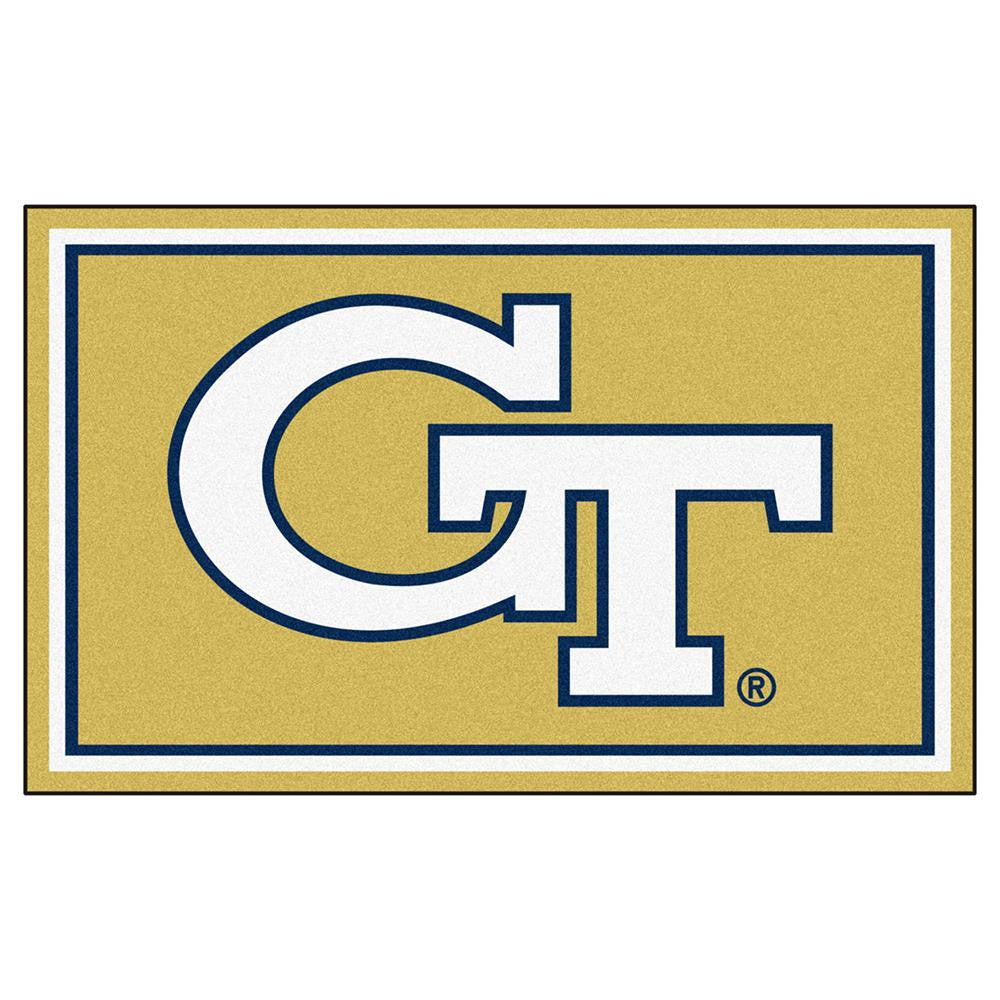 Georgia Tech Yellowjackets Ncaa Floor Rug (4'x6')