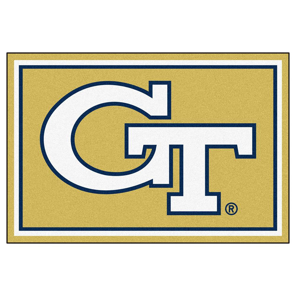 Georgia Tech Yellowjackets Ncaa Floor Rug (5x8')