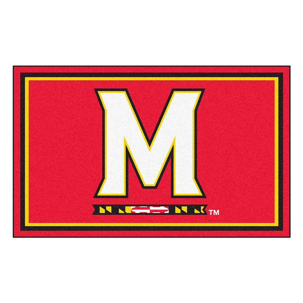 Maryland Terps Ncaa Floor Rug (4'x6')
