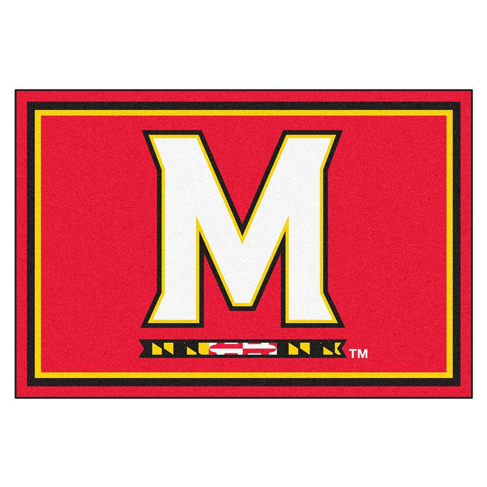 Maryland Terps Ncaa Floor Rug (5x8')