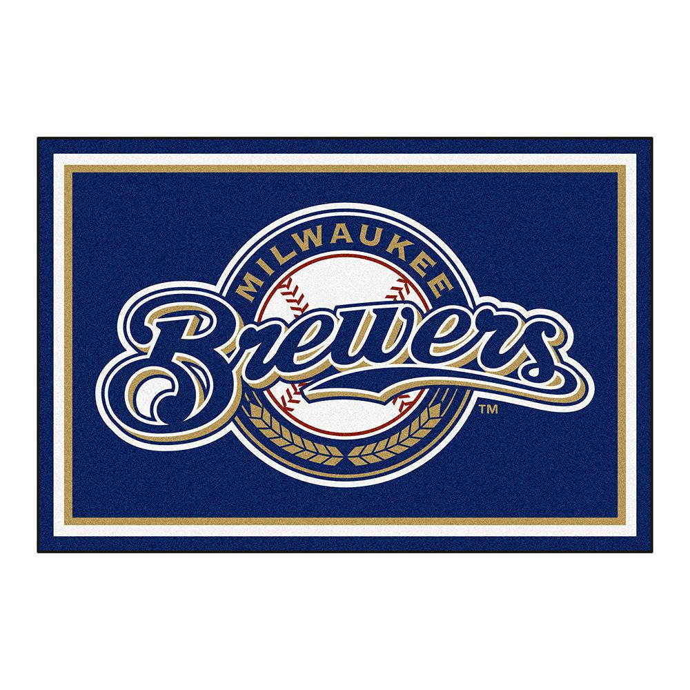 Milwaukee Brewers MLB Floor Rug (5x8')