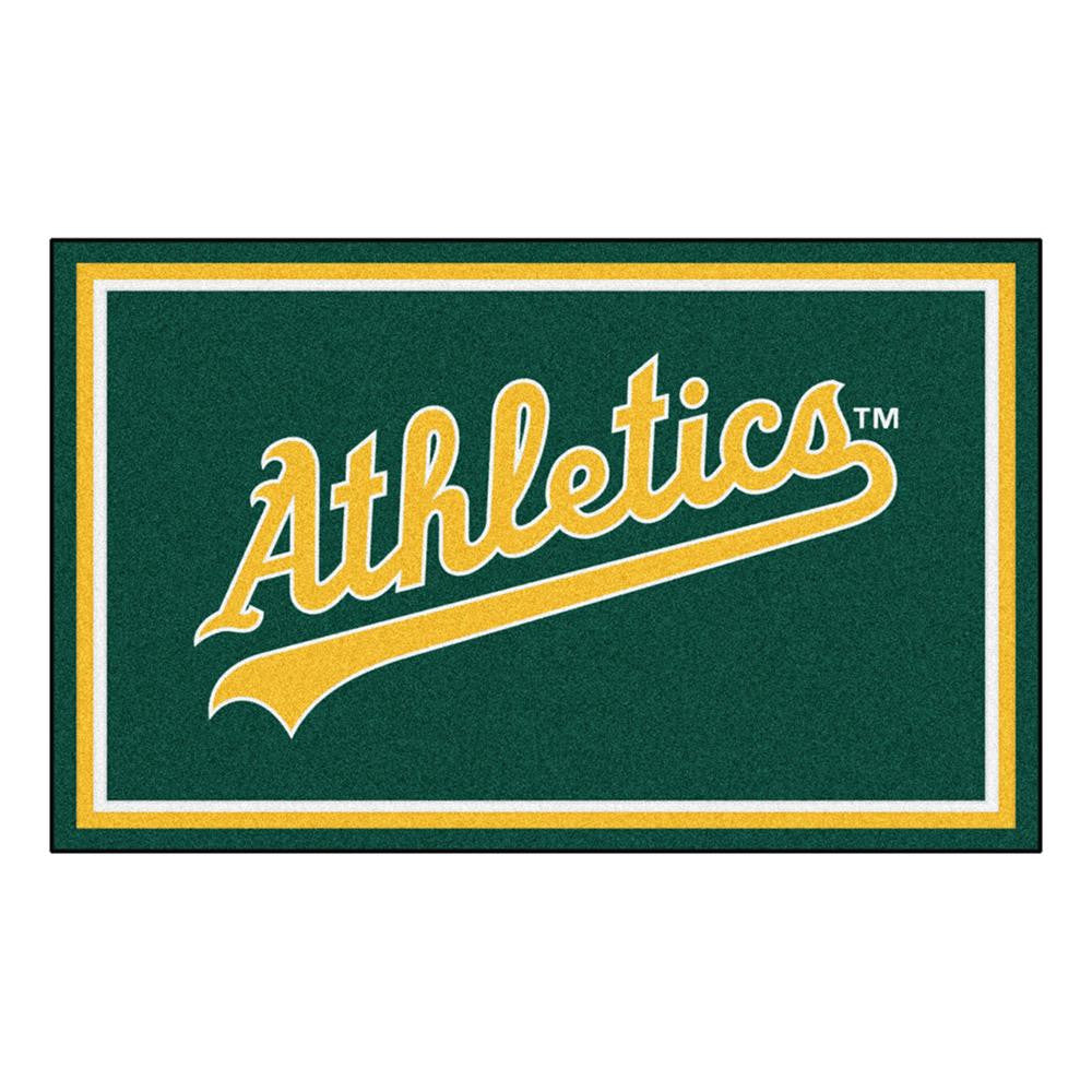 Oakland Athletics MLB Floor Rug (4'x6')