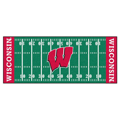 Wisconsin Badgers Ncaa Floor Runner (29.5"x72") W Logo