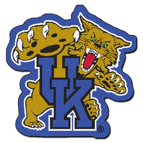 Kentucky Wildcats Ncaa "cut-out" Floor Mat (wildcat Logo)