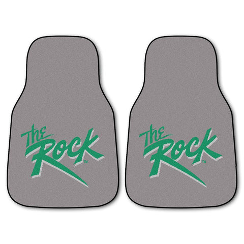 Slippery Rock Ncaa 2-piece Printed Carpet Car Mats (18x27)