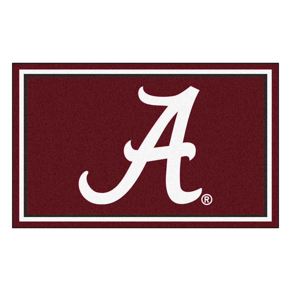 Alabama Crimson Tide Ncaa 4x6 Rug (46"x72")