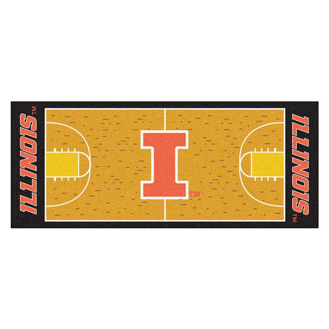 Illinois Fighting Illini Ncaa Court Runner (29.5"x72")