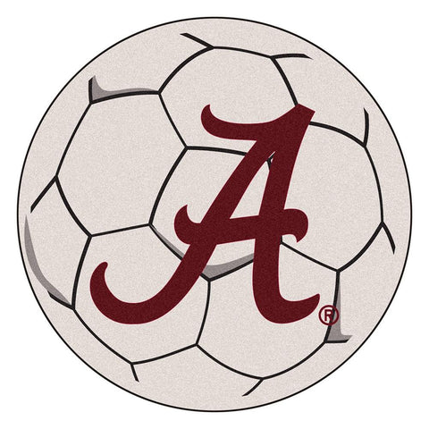 Alabama Crimson Tide Ncaa "soccer Ball" Round Floor Mat (29")