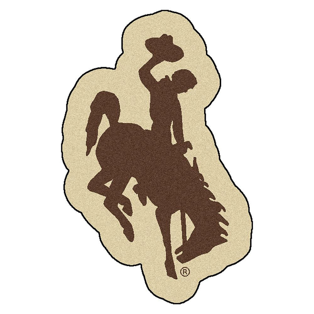 Wyoming Cowboys Ncaa "mascot" Mat (30"x40")