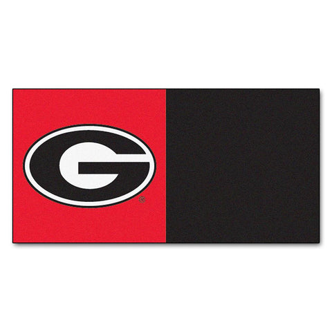 Georgia Bulldogs Ncaa Team Logo Carpet Tiles