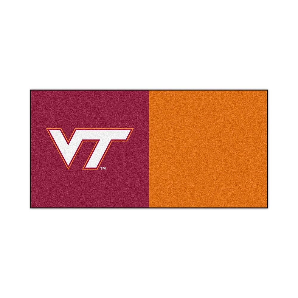 Virginia Tech Hokies Ncaa Team Logo Carpet Tiles