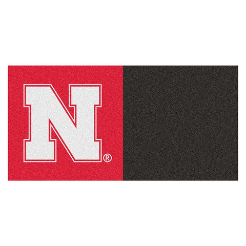 Nebraska Cornhuskers Ncaa Team Logo Carpet Tiles