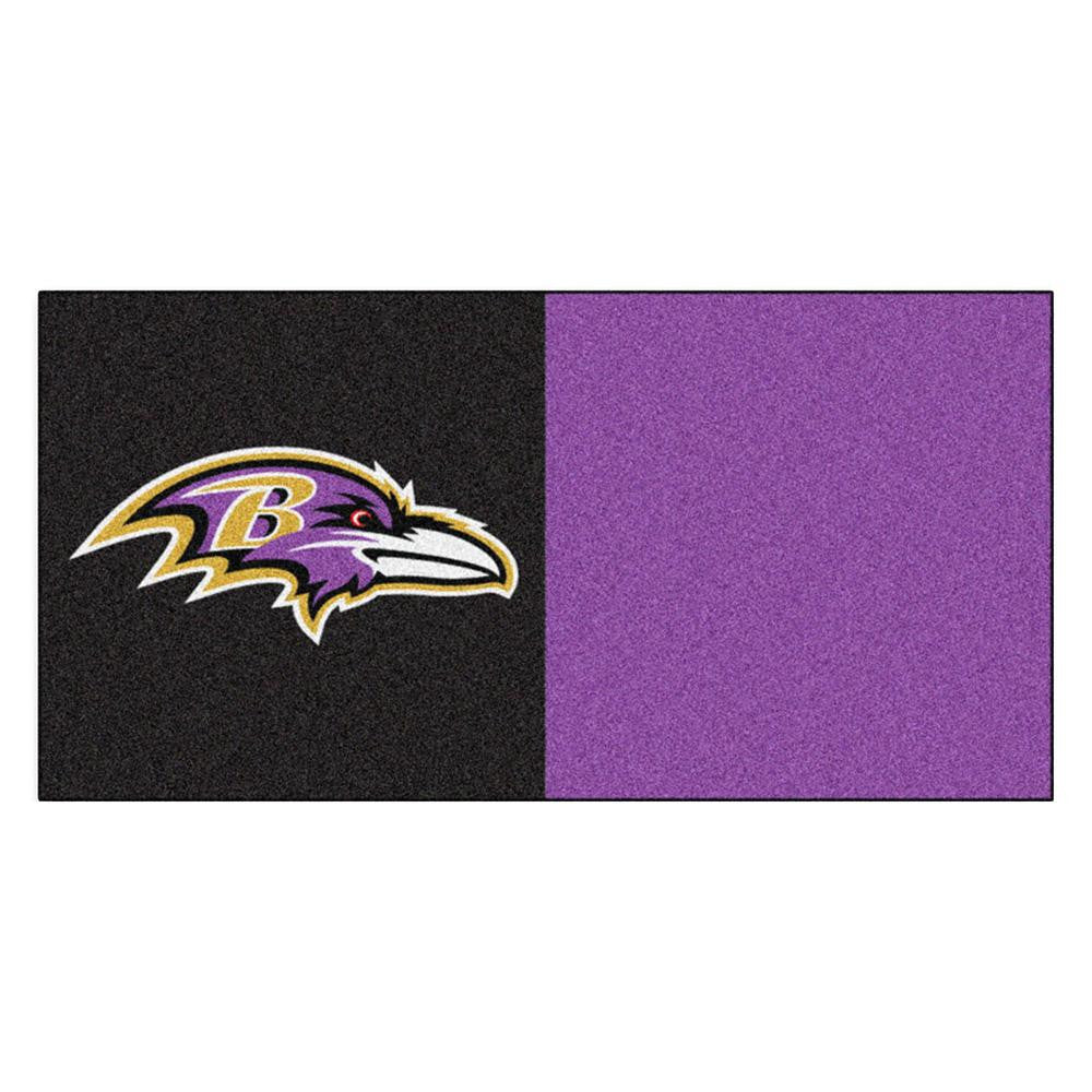 Baltimore Ravens NFL Team Logo Carpet Tiles