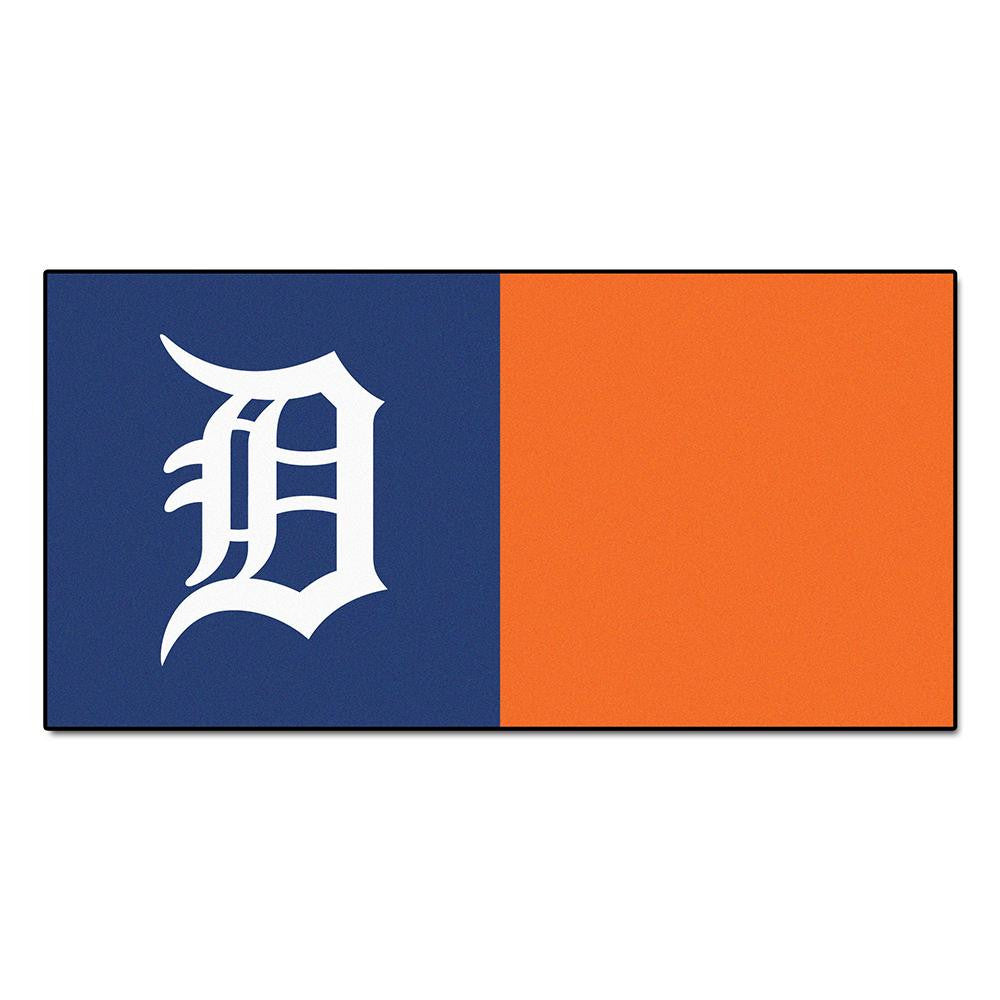 Detroit Tigers MLB Team Logo Carpet Tiles