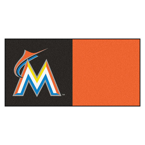 Miami Marlins MLB Team Logo Carpet Tiles