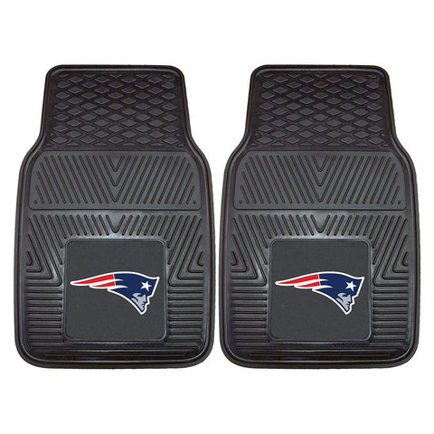 New England Patriots NFL Heavy Duty 2-Piece Vinyl Car Mats (18x27)