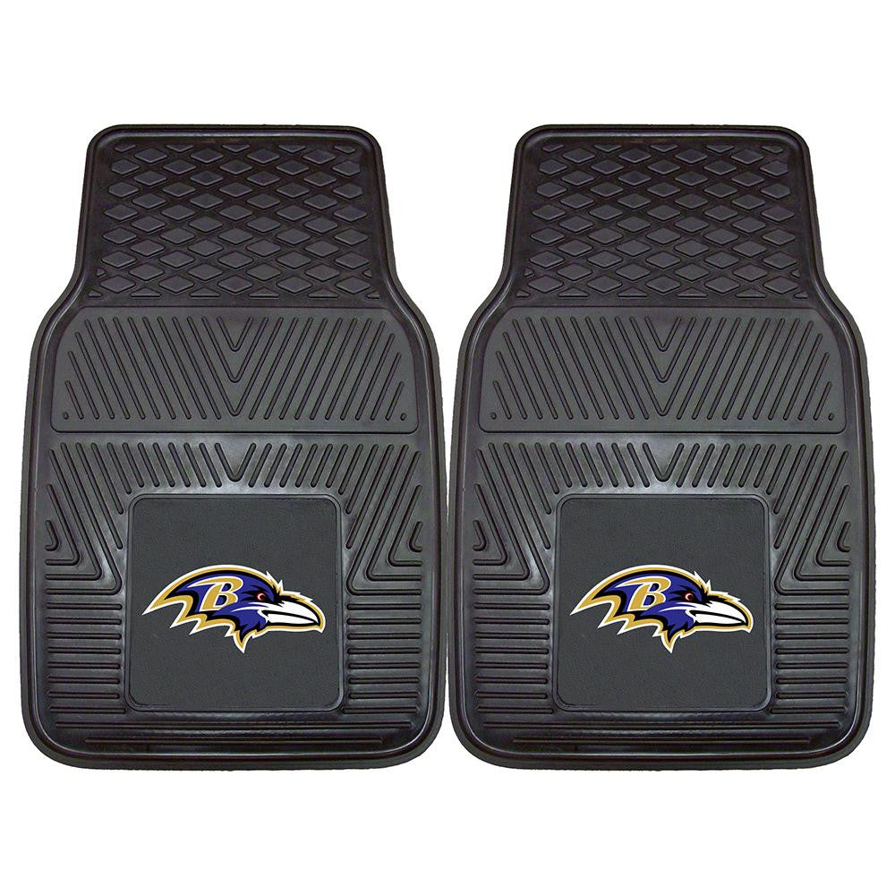 Baltimore Ravens NFL Heavy Duty 2-Piece Vinyl Car Mats (18x27)