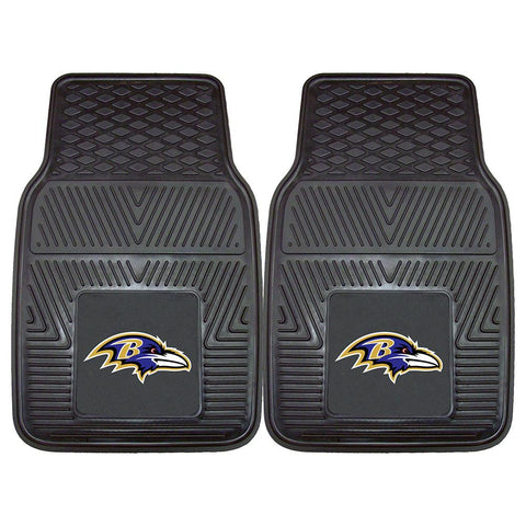 Baltimore Ravens NFL Heavy Duty 2-Piece Vinyl Car Mats (18x27)