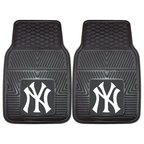 New York Yankees MLB Heavy Duty 2-Piece Vinyl Car Mats (18x27)