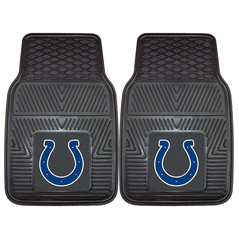 Indianapolis Colts NFL Heavy Duty 2-Piece Vinyl Car Mats (18x27)