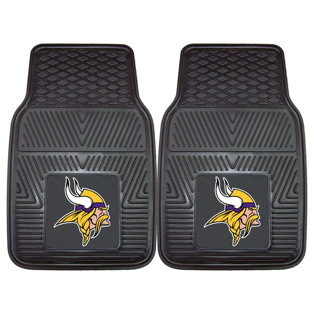 Minnesota Vikings NFL Heavy Duty 2-Piece Vinyl Car Mats (18x27)