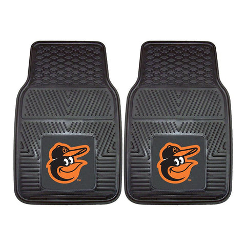 Baltimore Orioles MLB Heavy Duty 2-Piece Vinyl Car Mats (18x27)