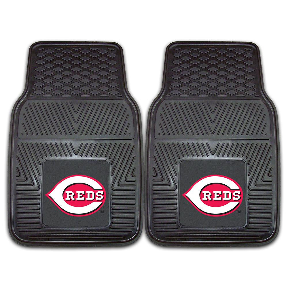 Cincinnati Reds MLB Heavy Duty 2-Piece Vinyl Car Mats (18x27)