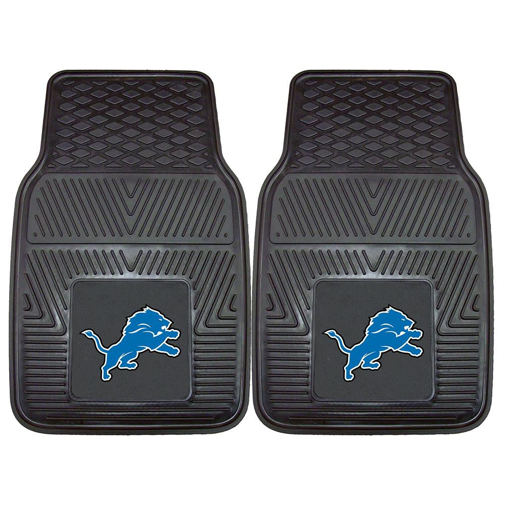 Detroit Lions NFL Heavy Duty 2-Piece Vinyl Car Mats (18x27)